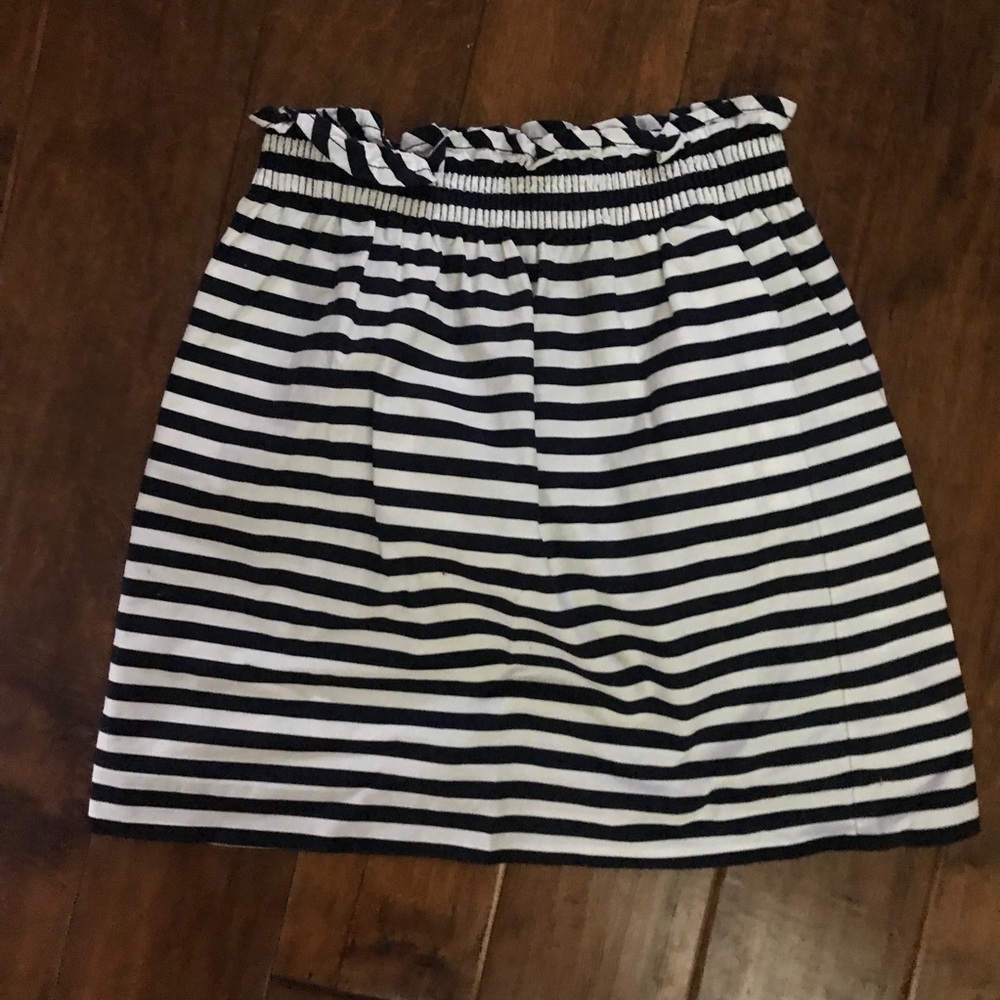 Striped Jcrew skirt